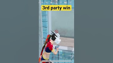 3rd party always win #bgmi #pubg #pubgmobile #shorts