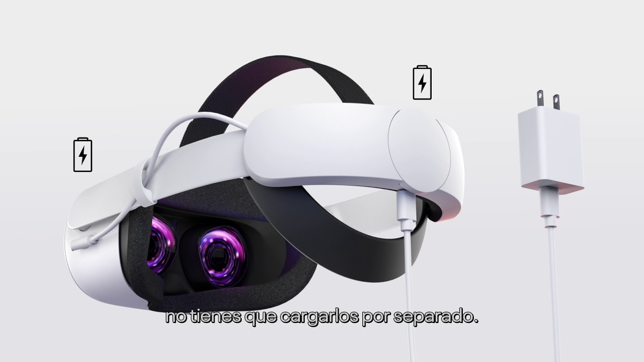 Correa para la cabeza Oculus/meta Quest 2 con batería, paquete de