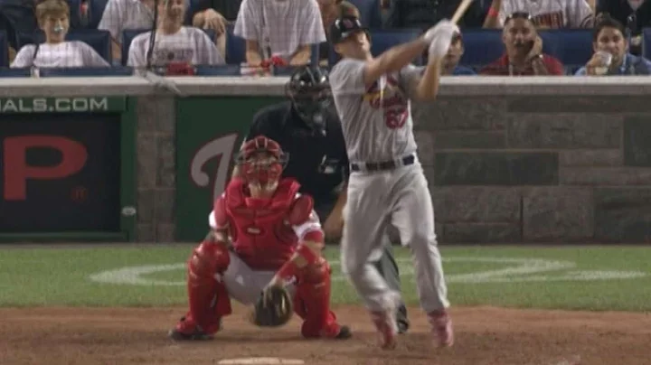 Mark Worrell homers in first big league at-bat