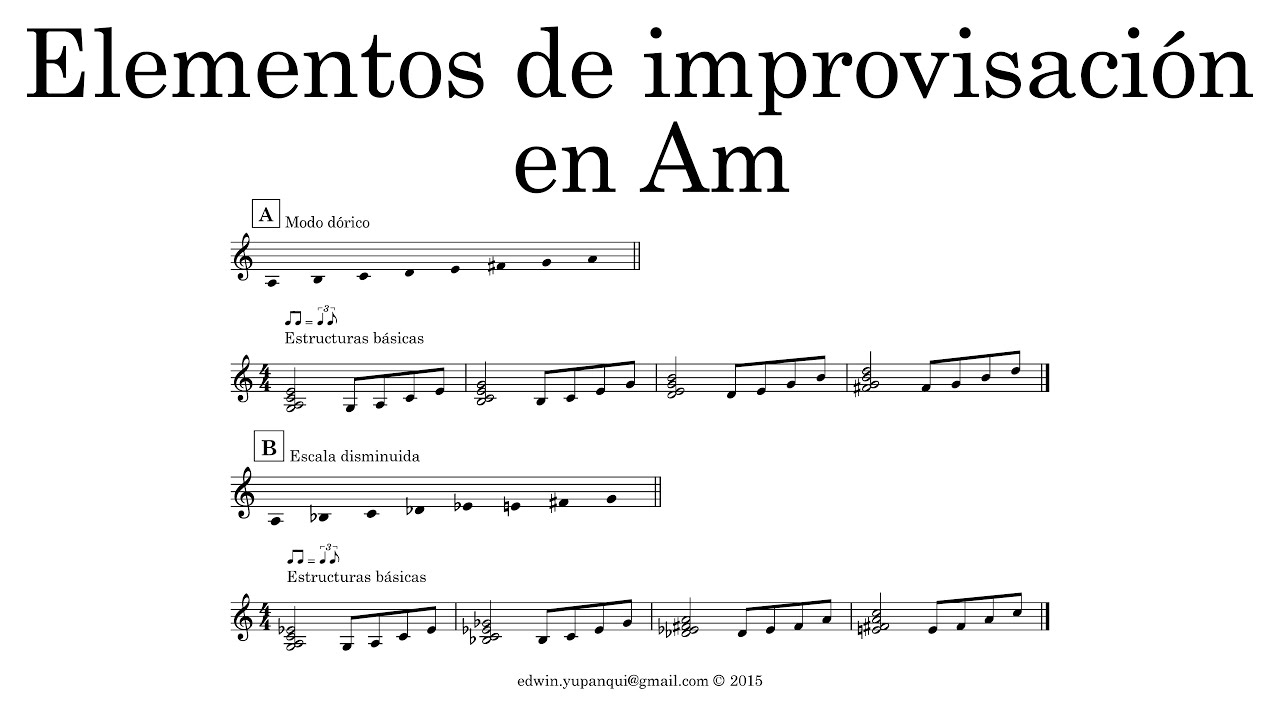 improvisacion jazz