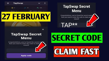 Tapswap Secret Menu Code | Tapswap Update | How to Find Tapswap Secret Menu Code | Tapswap Withdrawl