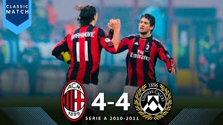 Pato & Ibrahimovic are Incredible! •AC Milan vs Udinese 4-4 • Serie A Italy 2010/2011