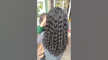 Cài tóc giả xù đũa đẹp thật sự #caitocgia #hairstyle