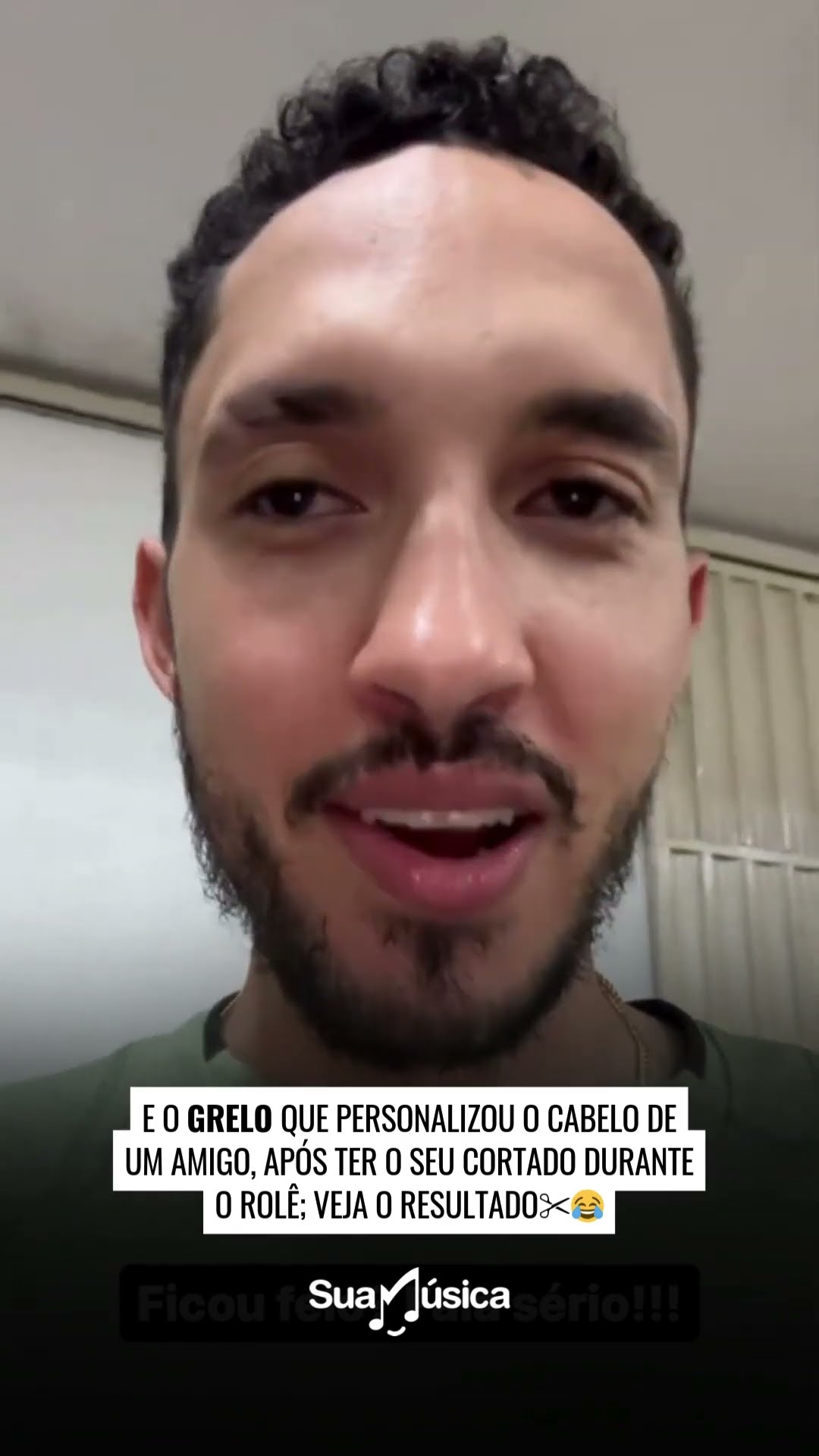 E aí, Grelo tem jeito pra barbeiro? ✂?  #eogrelo #brega #barbeiro
