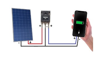 DIY 5v solar charger for mobile using one voltage regulator 78M05