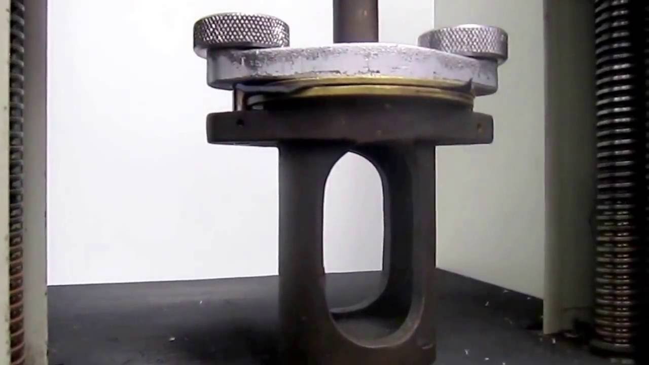 ASTM D6797 Ball Burst Strength Test on Fabric YouTube