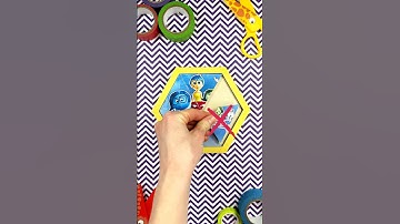 Solving Paper Craft Puzzle by Inside Out 🧩#insideout2 #insideout #papercraft #puzzle #puzzles #diy