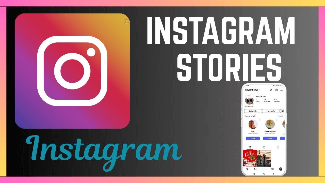 How To Create Your Instagram Stories | Instagram Tutorial - YouTube