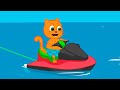 Cats Family en Français - Faire Du Jet Ski Animé 2023 en Français