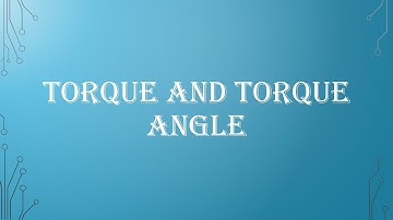 Torque and Torque angle in Synchronous Motor