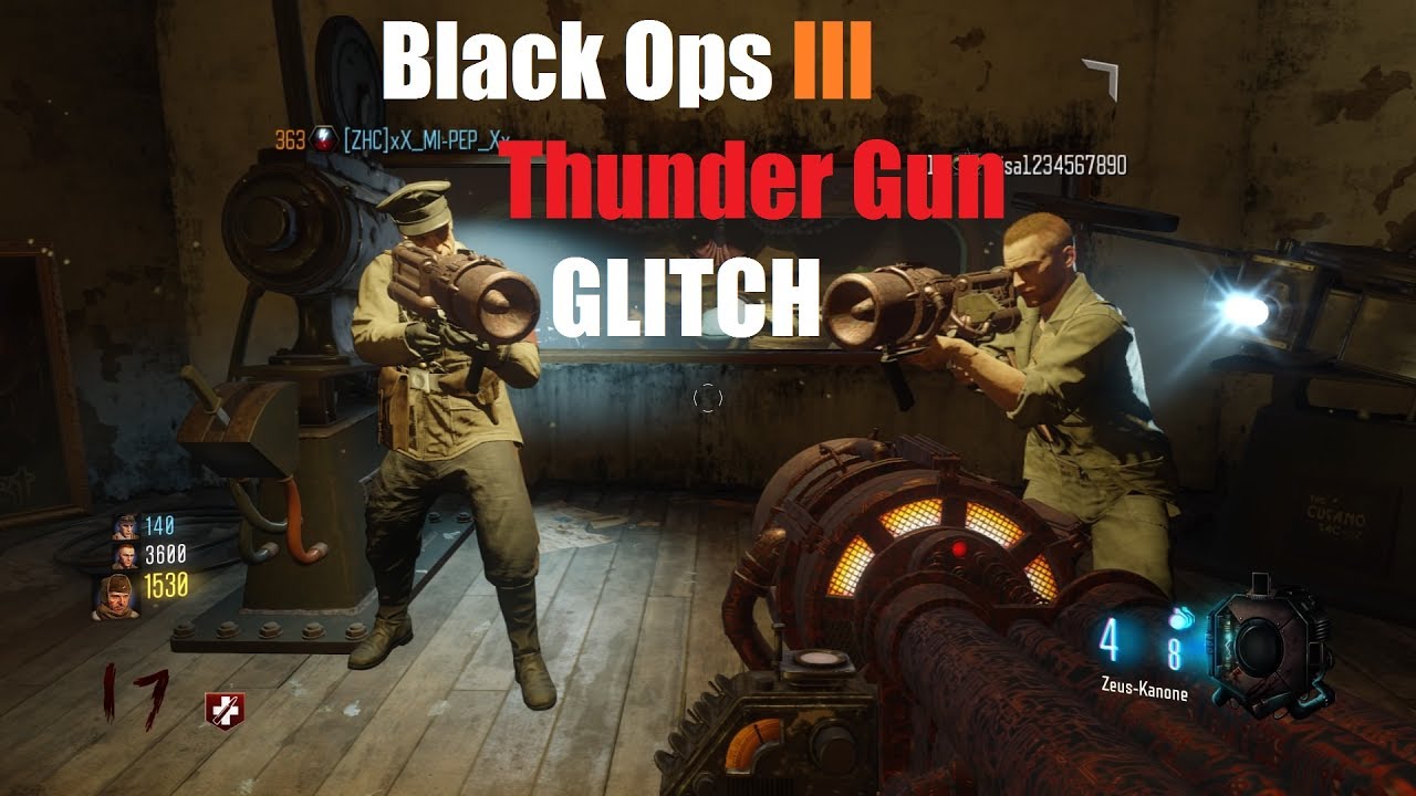 4 THUNDERGUNS TRICK TUTORIAL GERMAN ! Call of Duty Black Ops 3 Zombies Chronicles Wonder Weapons