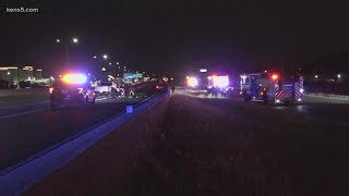 Man hit, killed by car along I-35 at Eisenhauer Road