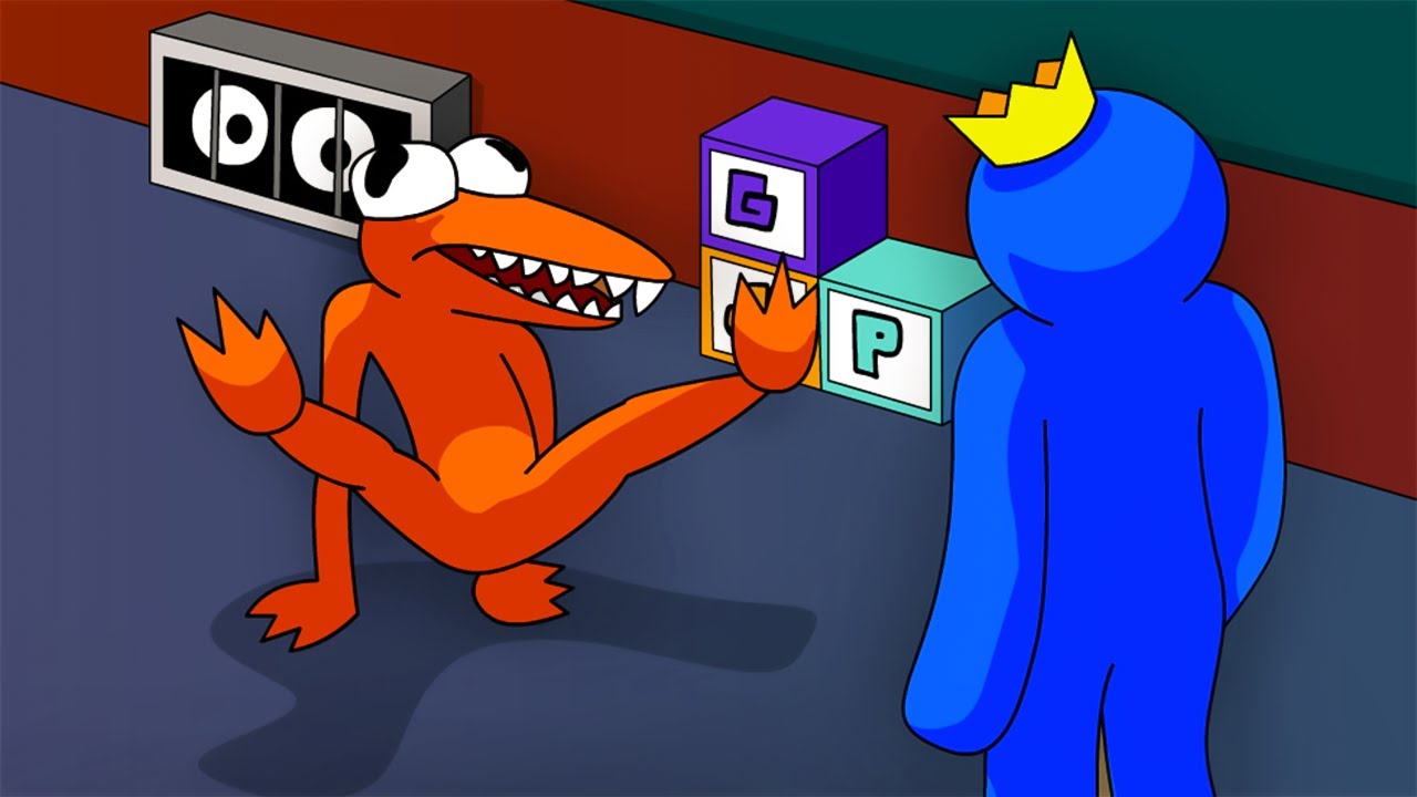 Rainbow Friends (Orange) Break Dance | Sims cat break-dancing meme