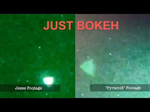 &quot;Pyramid UFO&quot; - NEW FOOTAGE. It&#039;s Just Bokeh, not a Pyramid