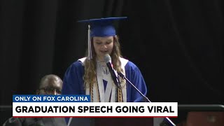 Graduation speech going viral for speaking out on Christian faith