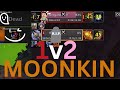 Moonkin 1v2 dkhpally  2v2 arena multi r1 balance druid wotlk classic pvp