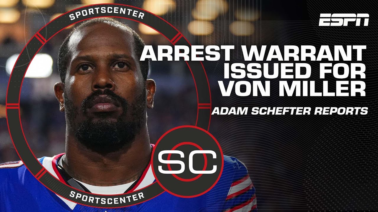 ⁣Warrant issued for Bills' Von Miller for alleged assault | SportsCenter
