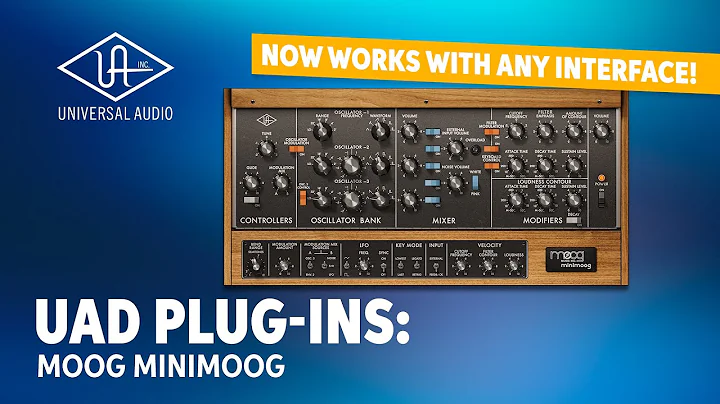 Universal Audio UAD Moog Minimoog Plug-in Demo