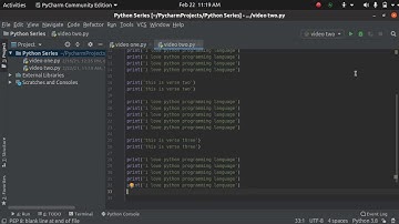 Introduction to Python, Variables, Constant and Identifier video two