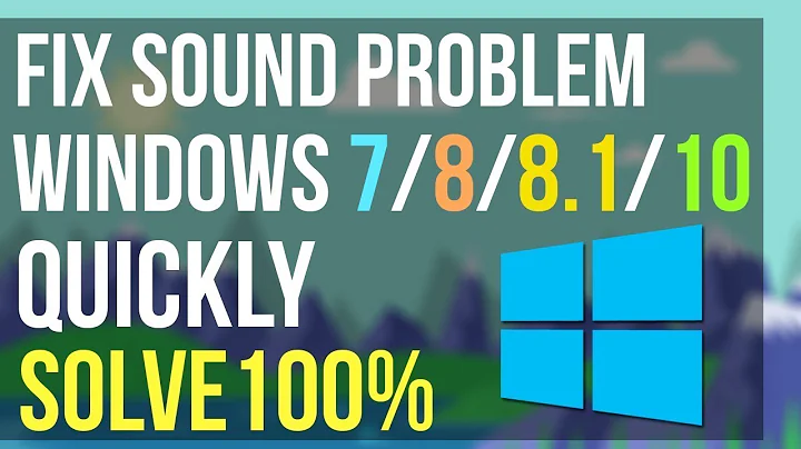 How to Fix SOUND or AUDIO problems on Windows - Super Simple Sound Fixing Guide (Quick and Easy)