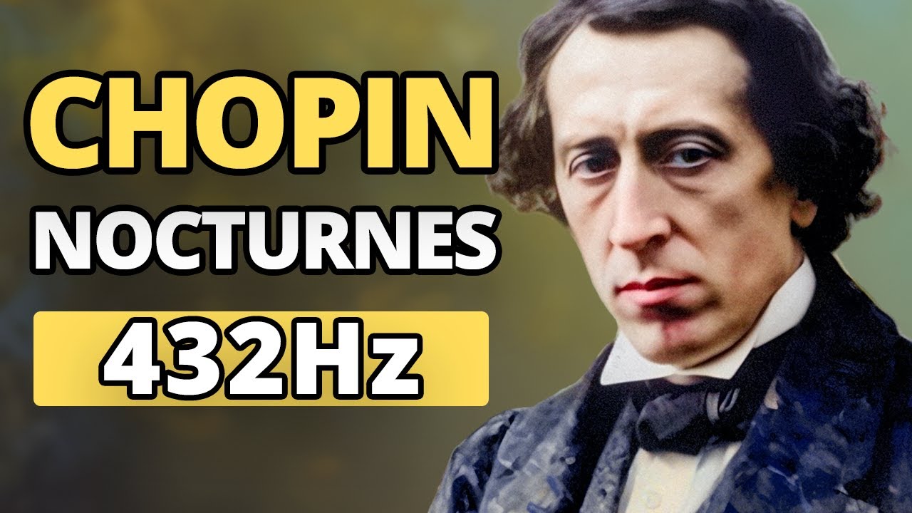 Chopin - The Best Nocturnes & Animated AI Art, 432 Hz