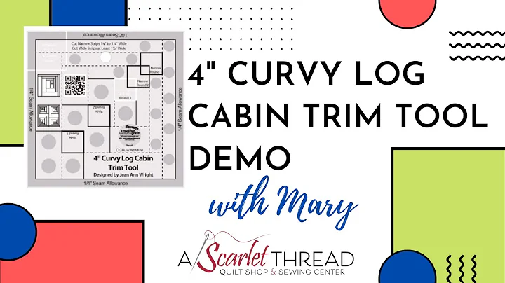 4in Curvy Log Cabin Trim Tool Demo with Mary