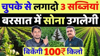 बरसात में सबसे ज्यादा मुनाफा देने वाली 3 सब्जियां | barsat me konsi sabji lagaye | sabji ki kheti