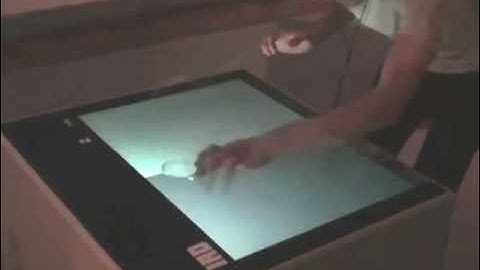 akustisch - sound producing multitouch gestures