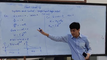Lecture - System and Control - Single Input Single Output Part 1