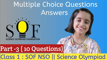 3. Weather and Sky Part - 3 SOF NSO Class 1| Science Olympiad Questions Answers
