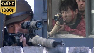 【抗日電影】女獵戶爆頭擊殺日軍狙擊手，一人殲滅日軍小隊！#抗日 #抗戰