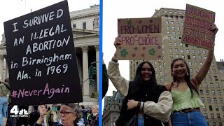 NYC Protests on Abortion Rights as SCOTUS Confirms Leak | NBC New York