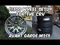 20" Wheels for the CRV (Avant Garde M359)