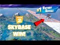 *WINNING* with a Skybase in Chapter 2 | Fortnite Battle Royale