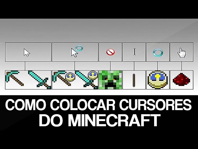 COMO PERSONALIZAR O CURSOR DO MOUSE (espada do mineraft) 