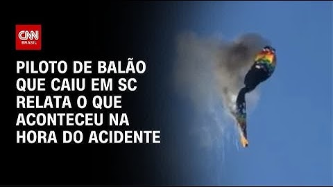 Acidente em SC: Piloto de balão diz que fogo começou dois minutos após decolar | CNN PRIME TIME