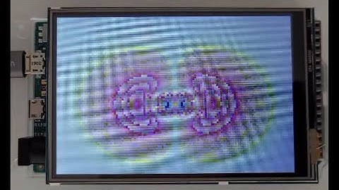 Visualization of quantum states on the Arduino DUE (hydrogen atom)