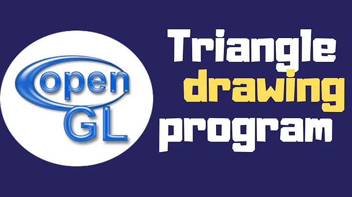 OpenGL tutorial: Draw triangle program