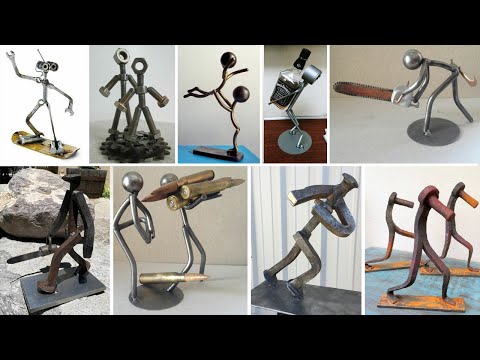 Scrap Metal Human Art / Easy Projects For