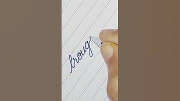 How to improve handwriting | English handwriting practice #shorts #youtubeshorts #cursive #viral