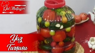 Yaz Turşusu💕Hemen Yap Kütür Kütür Ye💕 Gül Mutfağım