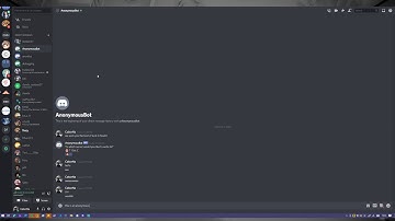 Anonymous Discord Bot Demo