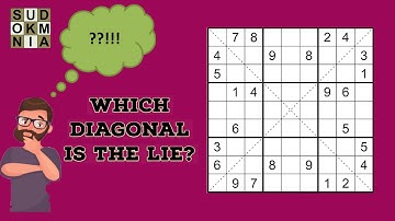 Liar Diagonal Sudoku : Solving tips to solve it like a pro.