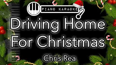 Driving Home For Christmas - Chris Rea - Piano Karaoke Instrumental