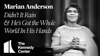 Marian Anderson performs 