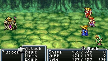 Final Fantasy I & II: Dawn of Souls - Marsh Cave - Piscodemons