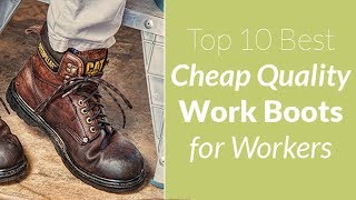 cheap slip on work boots