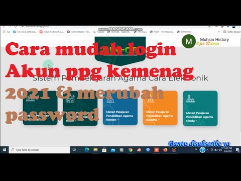 CARA MUDAH LOGIN AKUN PPG KEMENAG DAN MERUBAH PASSWORD|2021