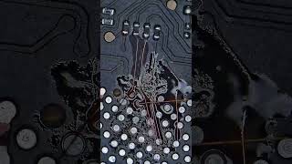 How to Fix Missing Pad on Motherboard | Jumper Wire Trick  #repair #jumperwire #iphone