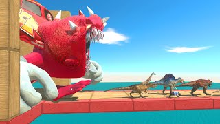 Who Can Escape the Giant McQueen Monster? – Kaiju Evolution Challenge | ARBS
